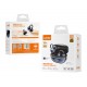 LDNIO earphones με θήκη φόρτισης T09, OWS, Φ10mm, 35/400mAh, μπλε