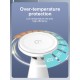 LDNIO ασύρματος φορτιστής WL01 με LED φωτισμό, 3 σε 1, 15W, λευκός