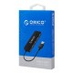 ORICO USB hub FL01, 4x θυρών, USB 2.0, 480Mbps, USB σύνδεση, μαύρο