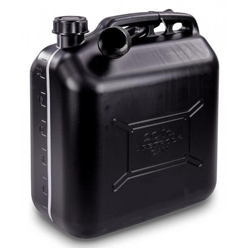 PROPLUS δοχείο καυσίμων 530047 με σπιράλ, πλαστικό, 20lt, μαύρο
