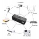 POWERTECH mini DC UPS PT-1436, 18W, 8800mAh, 3x DC, USB/USB-C/LAN/POE, μαύρο