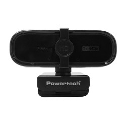 POWERTECH web camera PT-1427, 5MP, 2K QHD, αυτόματη εστίαση, 1.5m, μαύρη