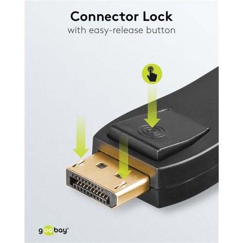 GOOBAY αντάπτορας DisplayPort σε HDMI 51719, 1920x1200p, μαύρος