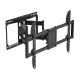 POWERTECH επιτοίχια βάση τηλεόρασης PT-1423, 37-90", 75kg, heavy duty, full motion