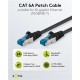 GOOBAY καλώδιο δικτύου 93664, CAT 6A S/FTP, 500MHz, Copper, 0.5m, μαύρο