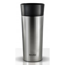 BRUNO θερμός BRN-0068, εργονομικό καπάκι, anti-slip, 360ml, ασημί