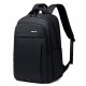 GOLDEN WOLF τσάντα πλάτης GB00711 με θήκη laptop 15.6", 27L, μαύρη