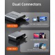 CABLETIME card reader CT-ACCD3-AG για SD & micro SD, USB 3.0, 5Gbps, γκρι