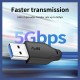 CABLETIME καλώδιο USB 3.0 CT-C160-U3-AMAM, 5Gbps, 2m, μπλε