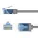 GOOBAY καλώδιο δικτύου 74228, CAT 6A U/UTP, ultra slim, copper, 500MHz, 15m, γκρι