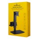 POWERTECH βάση γραφείου οθόνης PT-1449 με βάση mini PC, 17-32", έως 8kg