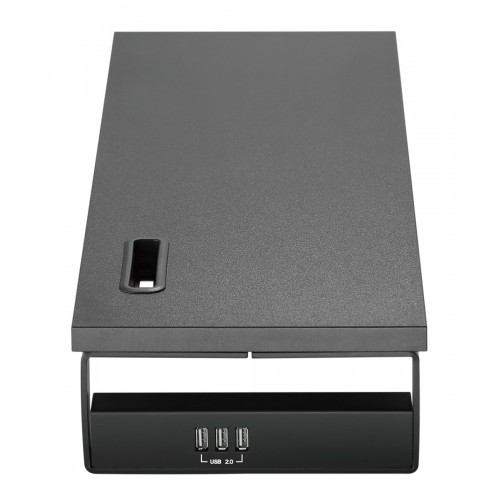 BRATECK επιτραπέζια βάση για οθόνη/laptop STB-118 με 3x USB θύρες, 17-32", έως 20kg, μαύρη