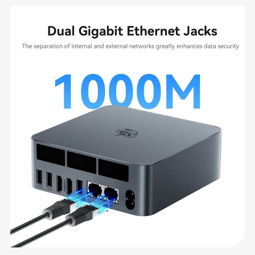 BEELINK mini PC EQi12, Intel i5-1235U, 16GB, 500GB M.2, Windows 11 Pro