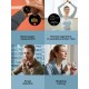 MIBRO smartwatch Lite 3 Pro με 2x λουράκια, heart rate, 1.32" AMOLED, GPS, 5 ATM, γκρι/καφέ