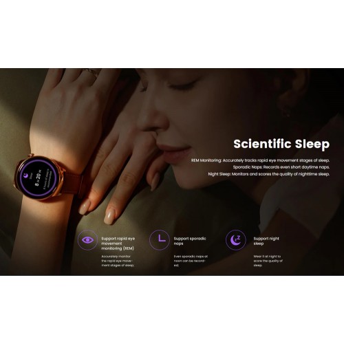 MIBRO smartwatch Lite 3 Pro με 2x λουράκια, heart rate, 1.32" AMOLED, GPS, 5 ATM, μαύρο/πράσινο
