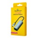 POWERTECH αντάπτορας δικτύου PT-1454, USB, 1000Mbps Ethernet, γκρι