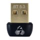 POWERTECH USB Bluetooth 5.3 αντάπτορας PT-1451 με εμβέλεια έως 20m