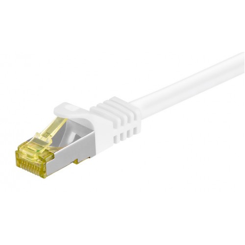 GOOBAY καλώδιο δικτύου 91089, CAT 7 S/FTP, copper, 500MHz, 0.25m, λευκό