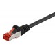 GOOBAY καλώδιο δικτύου 68695, CAT 6 S/FTP, copper, 250MHz, 15m, μαύρο