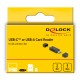 DELOCK card reader 91020 για SD & micro SD, USB/USB-C σύνδεση, 5Gbps, μαύρο