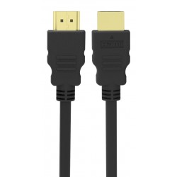 POWERTECH καλώδιο HDMI CAB-H191 με Ethernet, 4K/60Hz, 18 Gbps, 1.5m, μαύρο