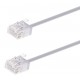 POWERTECH καλώδιο δικτύου CAB-N440, Cat 6A U/UTP, ultra slim, copper, 500MHz, 1m, γκρι