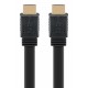 GOOBAY καλώδιο HDMI 77133 με Ethernet, flat, 8K/60Hz, 48 Gbps, 1m, μαύρο
