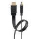 GOOBAY καλώδιο HDMI 77145 με Ethernet, flat, 8K/60Hz, 48 Gbps, 3m, μαύρο
