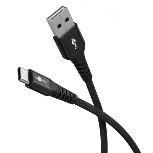 GOOBAY καλώδιο USB-C σε USB 74528, 60W, 480Mbps, 3m, μαύρο