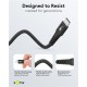 GOOBAY καλώδιο USB-C 73954, 60W, 480Mbps, 2m, μαύρο