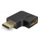 GOOBAY αντάπτορας DisplayPort 77131, 8K/144Hz, γωνιακός, μαύρος