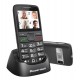 POWERTECH κινητό τηλέφωνο Sentry Eco V2, dual SIM, πλήκτρο SOS, μαύρο