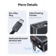 USAMS φορτιστής τοίχου CC296 με καλώδιο, USB & USB-C, 30W, μαύρος