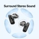 USAMS earphones με θήκη φόρτισης ID25, TWS, Φ13mm, 30/230mAh, μαύρα