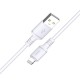 KAKUSIGA καλώδιο Lightning σε USB KSC-421, 2.8A, 480Mbps, 2m, λευκό