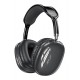 KAKUSIGA headphones KSC-1466, ασύρματα & ενσύρματα, micro SD, 40mm, 400mAh, μαύρα