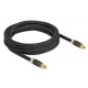 DELOCK καλώδιο ήχου Toslink 86594, gold plated, 3m, μαύρο