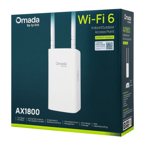 TP-LINK access point EAP603-Outdoor, WiFi 6, Mesh, AX1800, EU/1.0