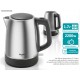 BRUNO βραστήρας νερού BRN-0246, ανοξείδωτος, 1.7L, STRIX, 2200W, inox