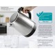 BRUNO βραστήρας νερού BRN-0246, ανοξείδωτος, 1.7L, STRIX, 2200W, inox