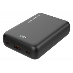 POWERTECH power bank PT-1503 με οθόνη, 20000mah, 22.5W, μαύρο