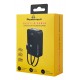 POWERTECH power bank PT-1504 με καλώδια & οθόνη, 20000mah, 22.5W, μαύρο