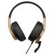 SADES gaming headset UPOWER, 3.5mm σύνδεση, 40mm, μαύρο/χρυσό