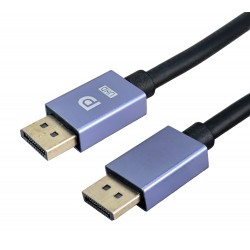 POWERTECH καλώδιο DisplayPort CAB-DP079, 8K/60Hz, 48 Gbps, 1.5m, μαύρο
