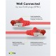 GOOBAY καλώδιο δικτύου 92458, CAT 6 S/FTP, copper, 250MHz, 0.15m, κόκκινο