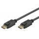 GOOBAY καλώδιο DisplayPort 74778, VESA Certified, 8K/60Hz, 32.4 Gbps, 2m, μαύρο