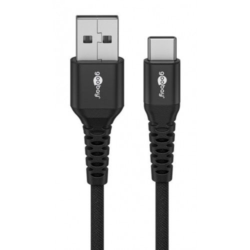 GOOBAY καλώδιο USB-C σε USB 74527, 60W, 480Mbps, 2m, μαύρο