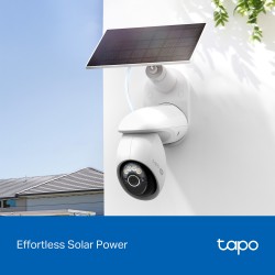 TP-LINK smart ηλιακή κάμερα Tapo C660 KIT, 4K/8MP, WiFi, PTZ, SD, IP65, EU/1.0