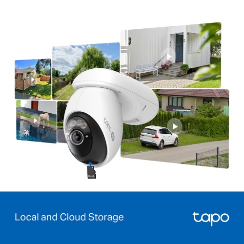TP-LINK smart ηλιακή κάμερα Tapo C660 KIT, 4K/8MP, WiFi, PTZ, SD, IP65, EU/1.0