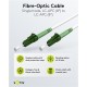GOOBAY καλώδιο οπτικής ίνας LC-APC 59589, Singlemode OS2, 15m, λευκό